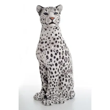 Picture Ceramic leopard with beautiful spots