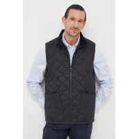 Zdjęcie Barbour bezrękawnik Monty Quilted Gilet męski kolor czarny przejściowy MGI0221