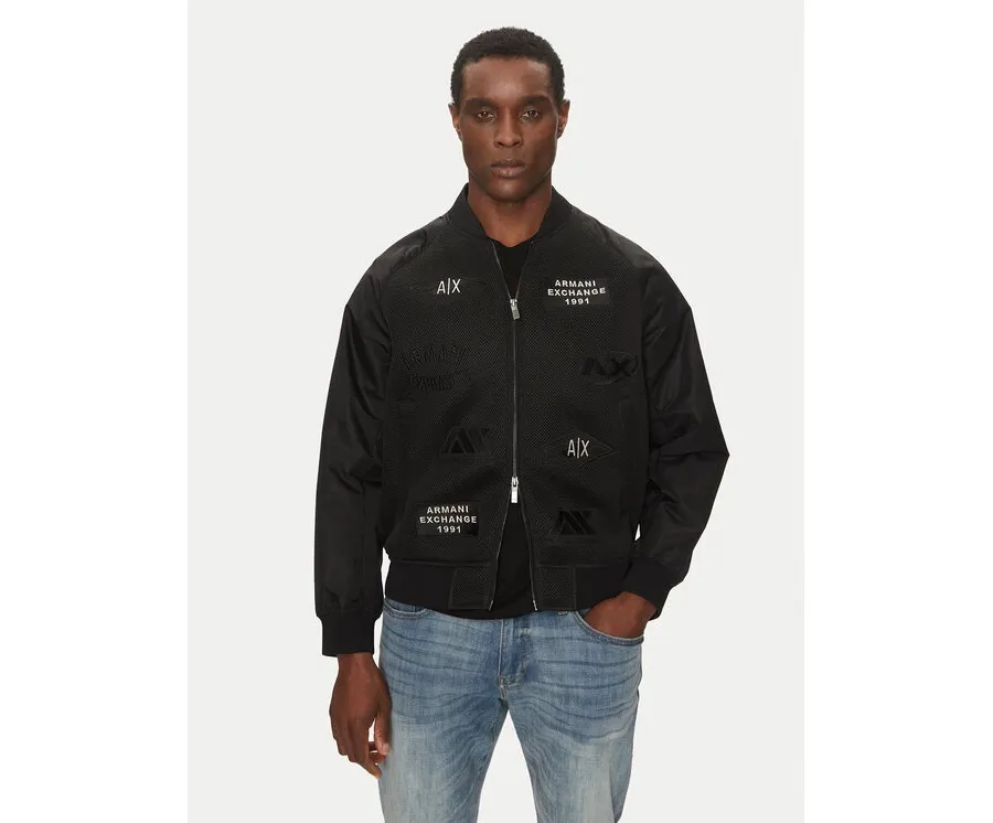 obrazek 1 Armani Exchange Kurtka bomber XM000388 AF13130 UC001 Czarny Regular Fit