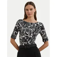 Zdjęcie LAUREN RALPH LAUREN Bluzka 200963940001 Czarny Slim Fit