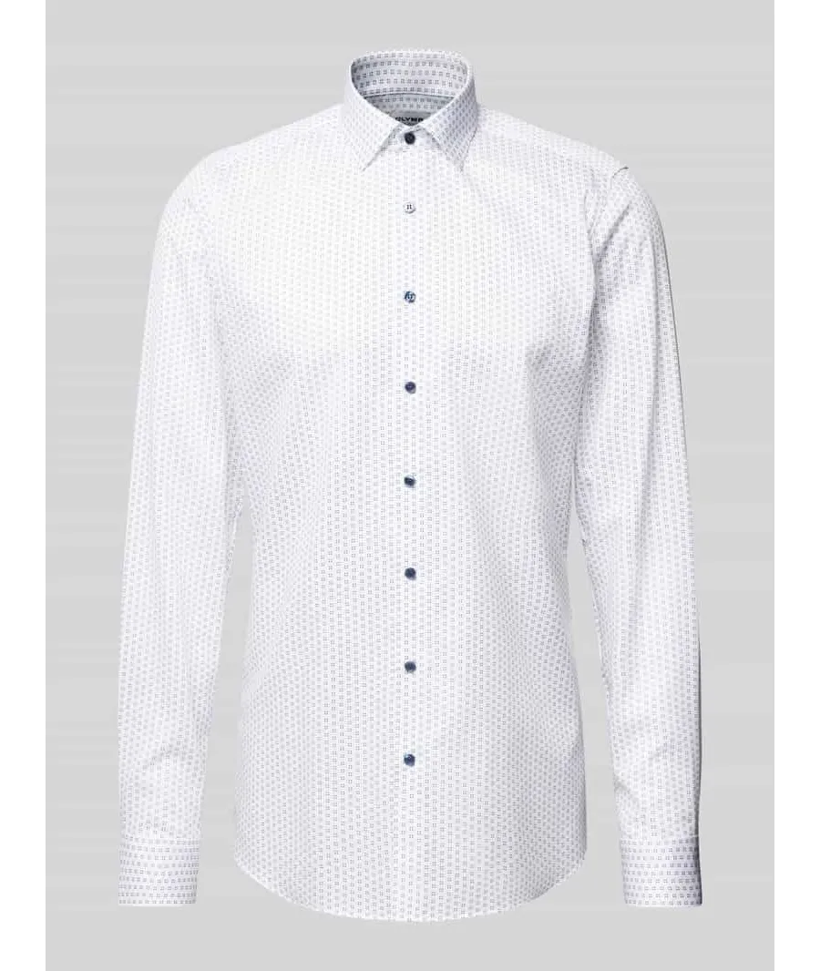 obrazek 1 Koszula biznesowa o kroju body fit z bardzo długim rękawem model ‘New York’