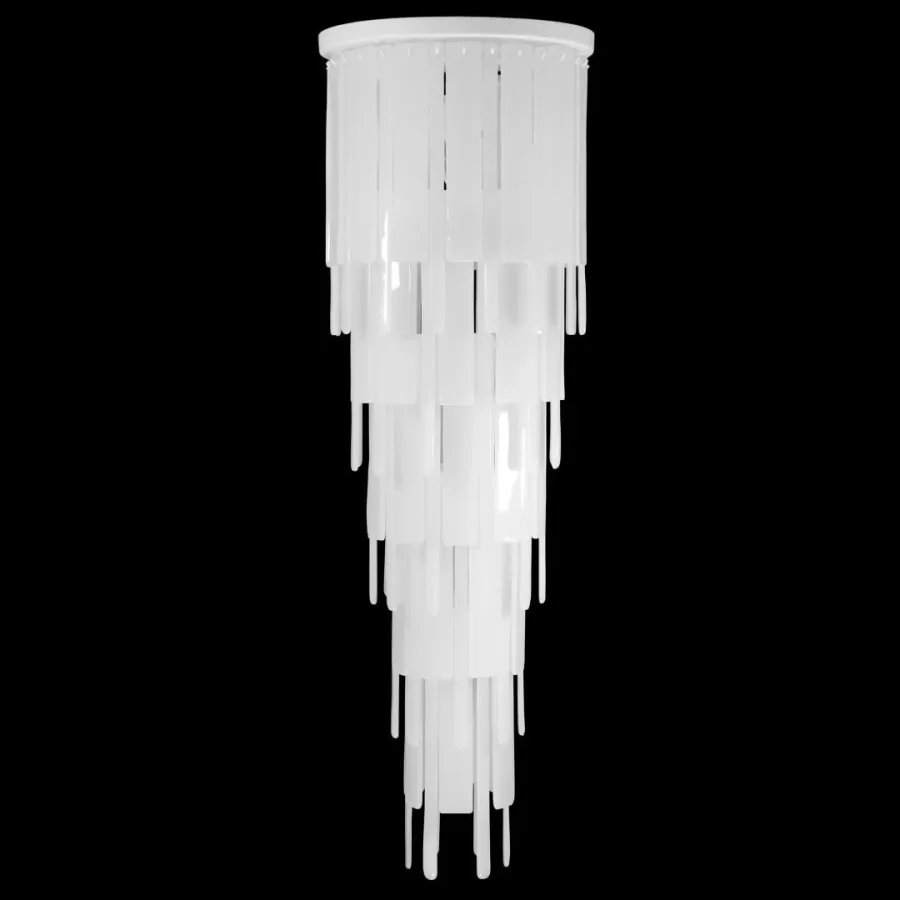 obrazek 8 Lusksusowa włoska szklana lampa sufitowa - szkło murano wykonane ręcznie
