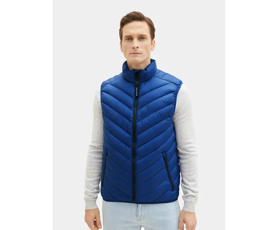 obrazek 1 Tom Tailor Kamizelka 1036072 Niebieski Regular Fit