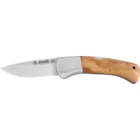 Picture Beautiful hunting knife - stainless steel and wooden handle - 21.5 cm