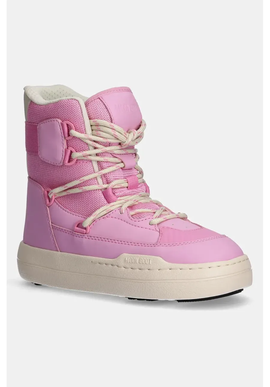 obrazek 1 Moon Boot śniegowce Park Sneaker Boot kolor różowy 80D2470060-J001
