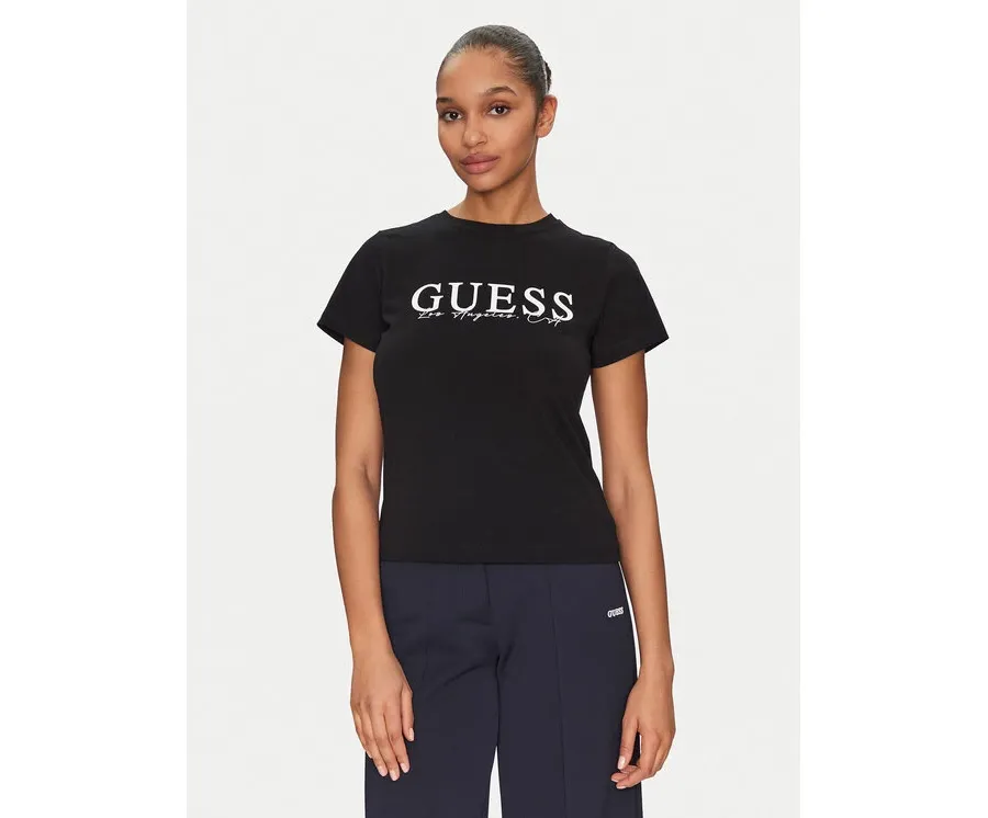 obrazek 1 Guess T-Shirt V5GI15 J1314 Czarny Slim Fit