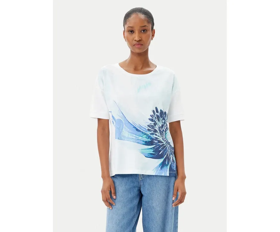 obrazek 1 Olsen T-Shirt 11105061 Niebieski Regular Fit