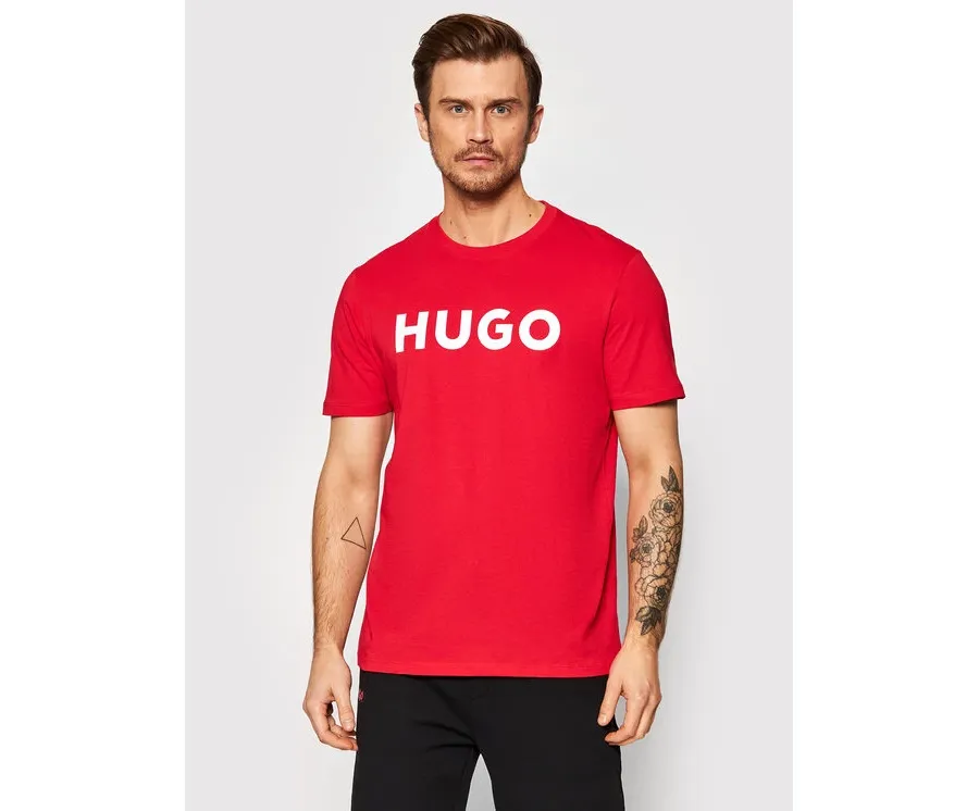 obrazek 1 Hugo T-Shirt Dulivio 50467556 Czerwony Regular Fit HUGO