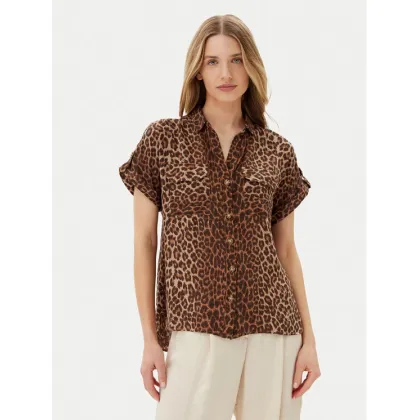 Zdjęcie Vero Moda Koszula Bumpy 10331923 Brązowy Regular Fit