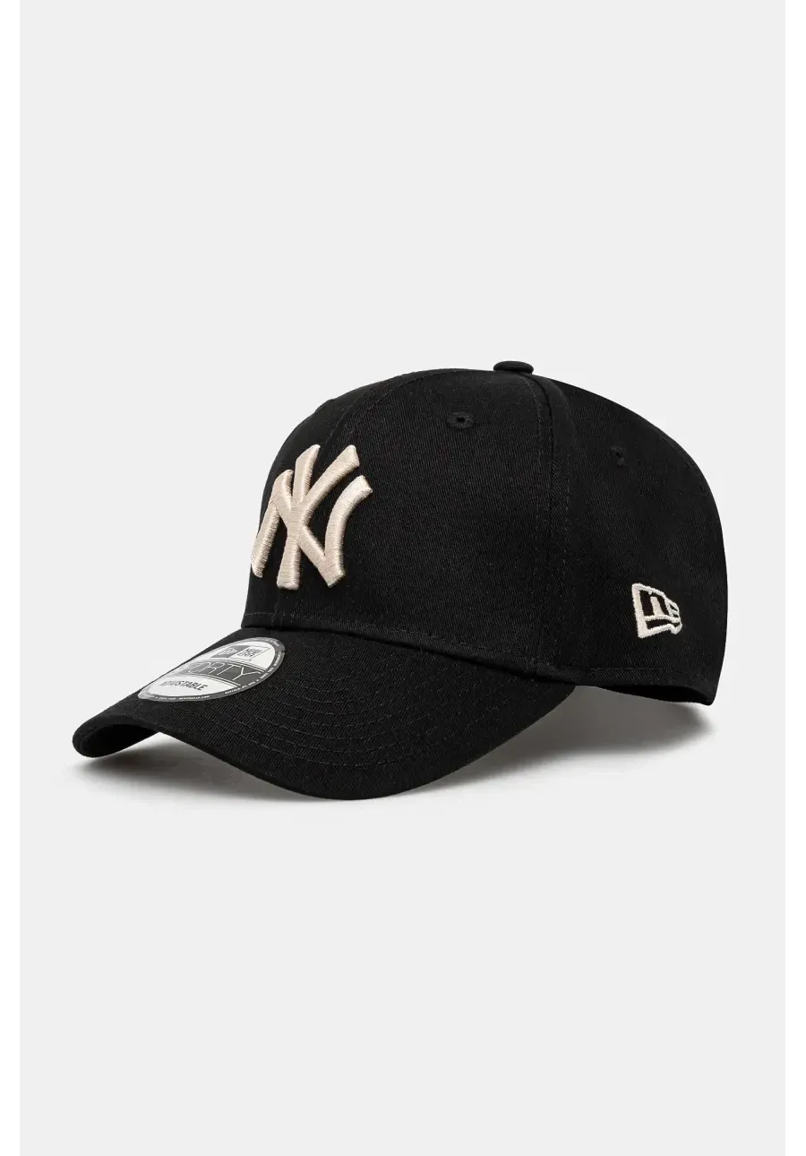 obrazek 1 New Era czapka z daszkiem bawełniana kolor czarny gładka 60595159