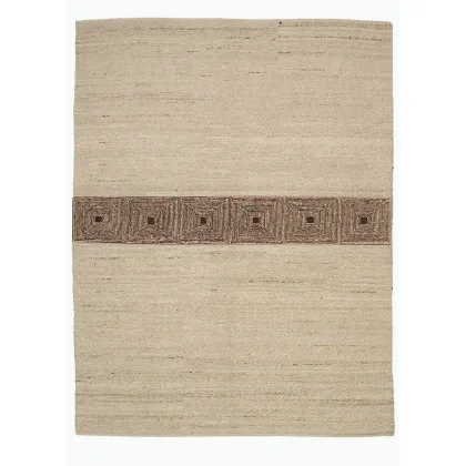 Zdjęcie Włoski prostokątny dywan beżowy z wełny - Sartori Rugs