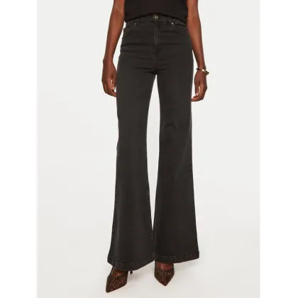 Zdjęcie TWINSET Jeansy 242TP2590 Czarny Flare Fit