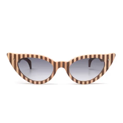 Zdjęcie Stylowe, drewniane, damskie okulary - Legno Light