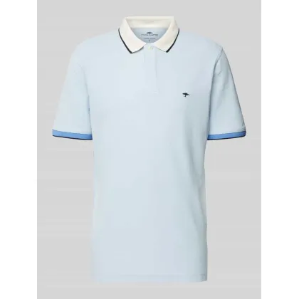 Zdjęcie Koszulka polo o kroju regular fit z obszyciem w kontrastowym kolorze