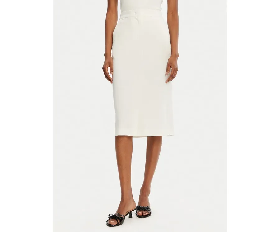 obrazek 1 Marella Spódnica midi Getti 2515101051200 Écru Regular Fit