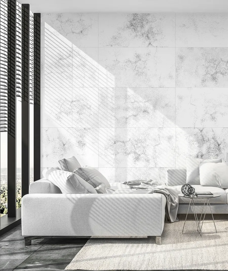 obrazek 1 100x50 cm DS - (biały, czarne kruszywo) - płyta beton architektoniczny ultralekka