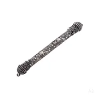 Zdjęcie Piękna stylowa srebrna mezuza - Zaramella Argenti