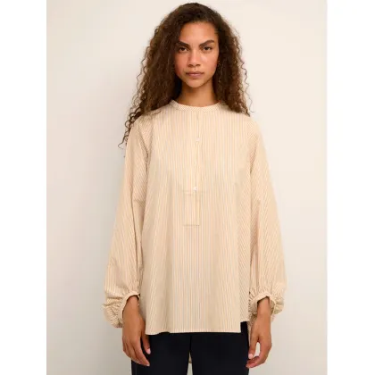 Zdjęcie Karen by Simonsen Bluzka Halli 10104299 Beżowy A-Line Fit