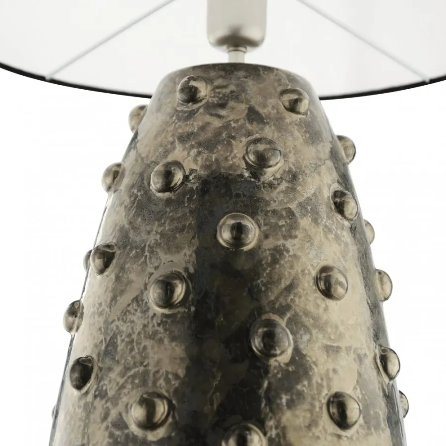 obrazek 4 Lampa stołowa z glazurowanej ceramiki H.41xL.25xP.25 cm
