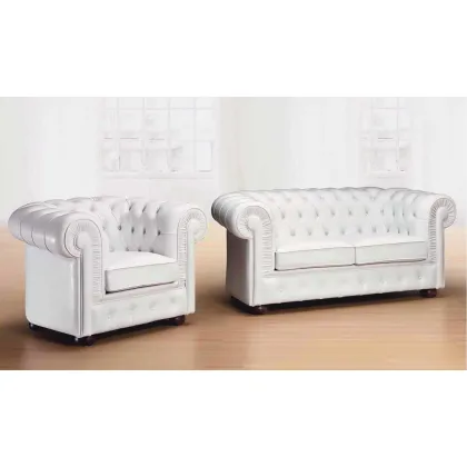 Zdjęcie Antyczna elegancka dwuosobowa sofa do wyjątkowego salonu - Morello Gianpaolo