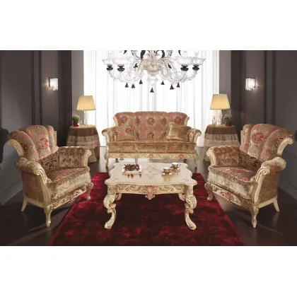 Zdjęcie Luksusowy włoski antyczny fotel - Morello Gianpaolo