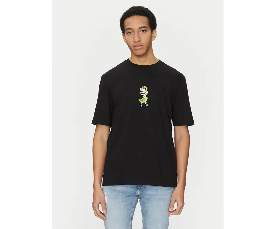 obrazek 1 HUGO T-Shirt Nutongo 50533391 Czarny Regular Fit