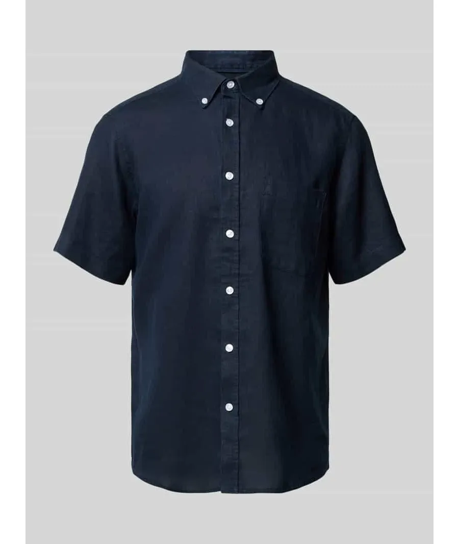 obrazek 1 Koszula casualowa o kroju regular fit z lnu