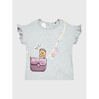 Zdjęcie Guess T-Shirt K3RI09 K9ND0 Szary Regular Fit