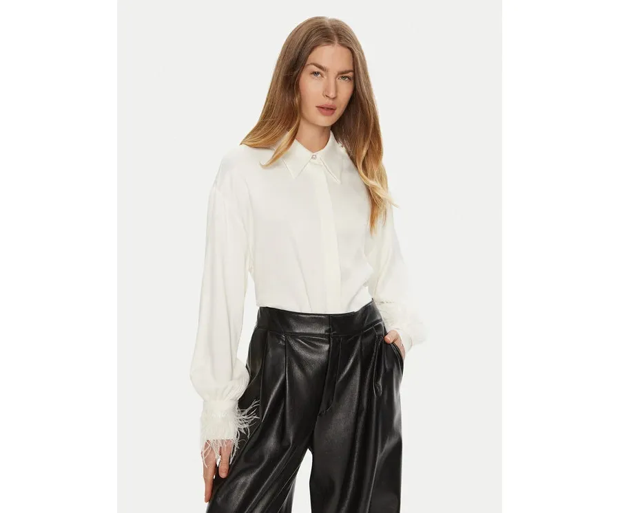 obrazek 1 ACCESS FASHION Koszula 44-7044-198 Biały Relaxed Fit