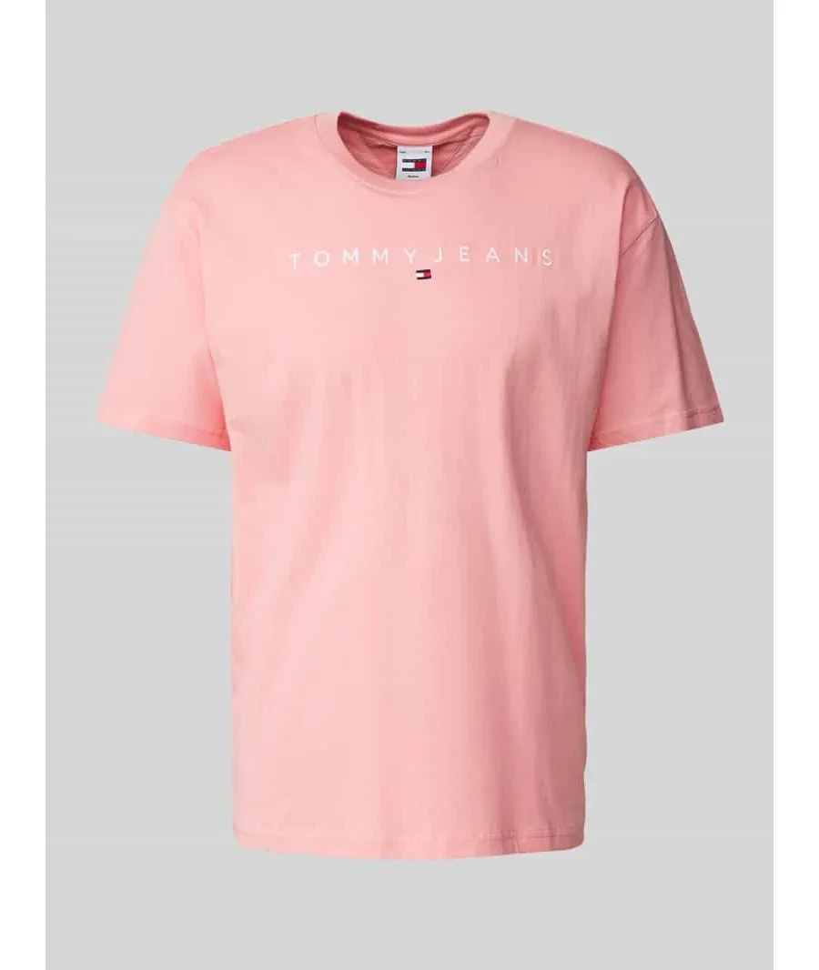 obrazek 1 T-shirt o kroju regular fit z wyhaftowanym logo