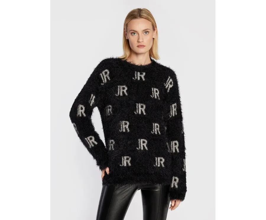 obrazek 1 John Richmond Sweter RWA22285MA Czarny Regular Fit