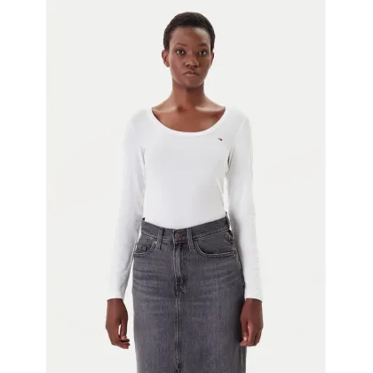 Zdjęcie Tommy Jeans Bluzka DW0DW20921 Biały Regular Fit