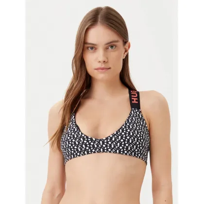Zdjęcie HUGO Góra od bikini Monogram 50534948 Czarny