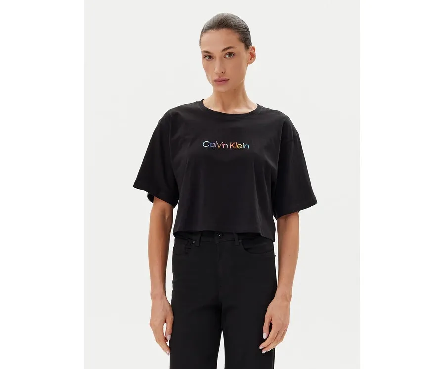 obrazek 1 Calvin Klein Underwear T-Shirt LV00QS7470 Czarny Boxy Fit