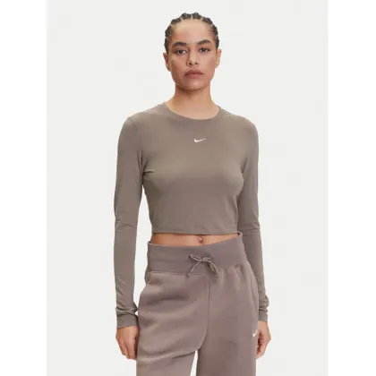 Zdjęcie Nike Bluzka Chill Knit HF5322 Brązowy Regular Fit