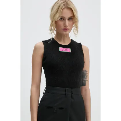 Zdjęcie MM6 Maison Margiela body damskie kolor czarny S62NA0073.MTJ012