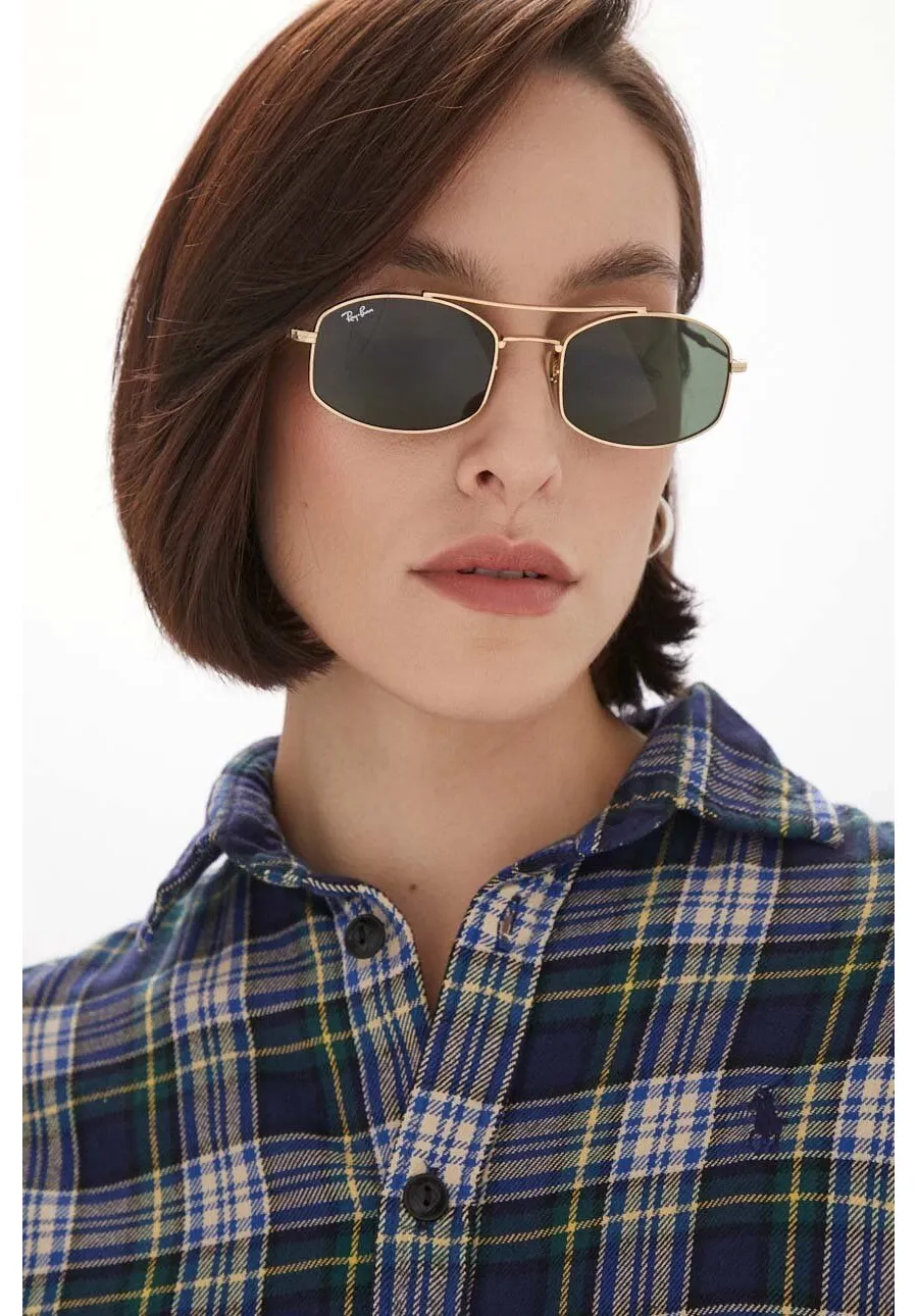 obrazek 1 Ray-Ban okulary przeciwsłoneczne damskie kolor zielony 0RB3719