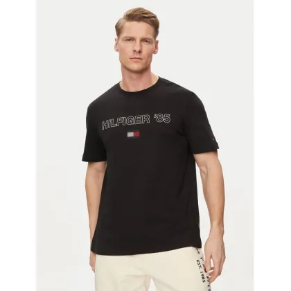 Zdjęcie Tommy Hilfiger T-Shirt 85' MW0MW34427 Czarny Regular Fit