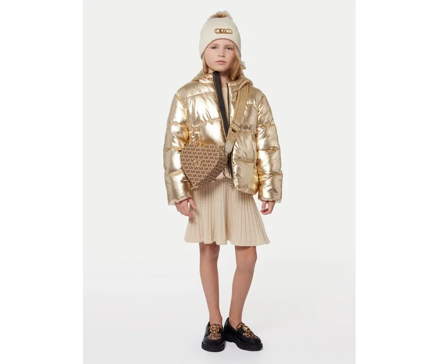 obrazek 1 MICHAEL KORS KIDS Kurtka zimowa R30187 D Złoty Regular Fit