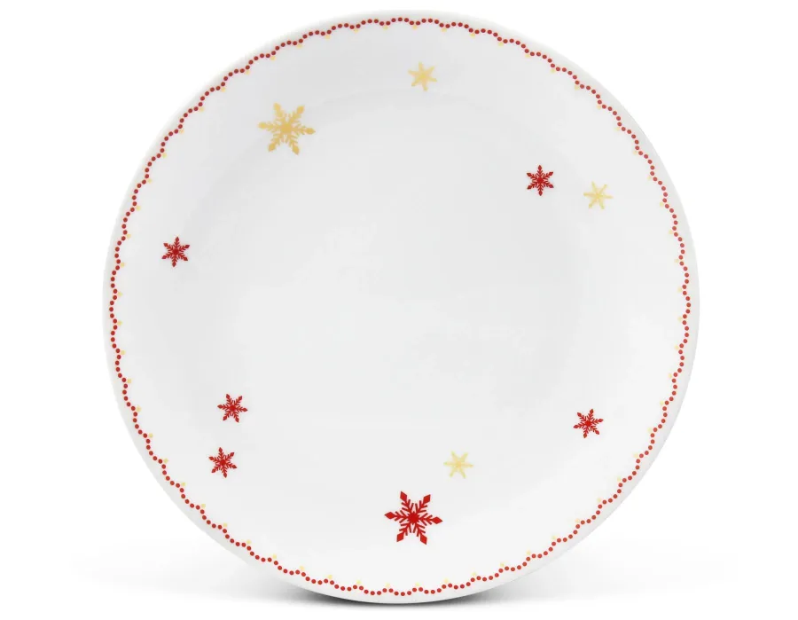 obrazek 1 Elegancki deserowy talerz z porcelany z wyjątkowej kolekcji Christmas dreaming – Leander
