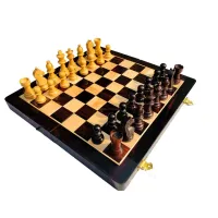 Picture Stylish foldable magnetic chess set - The Chess Empire