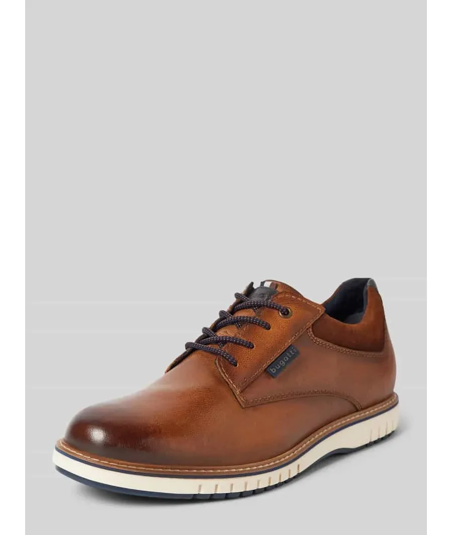 obrazek 1 Sneakersy skórzane z naszywką z logo model ‘Makori’