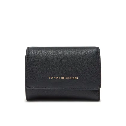 Zdjęcie Tommy Hilfiger Mały Portfel Damski Th Logotape Trifold AW0AW17477 Granatowy