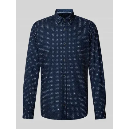 Zdjęcie Koszula casualowa o kroju regular fit z kołnierzykiem typu button down
