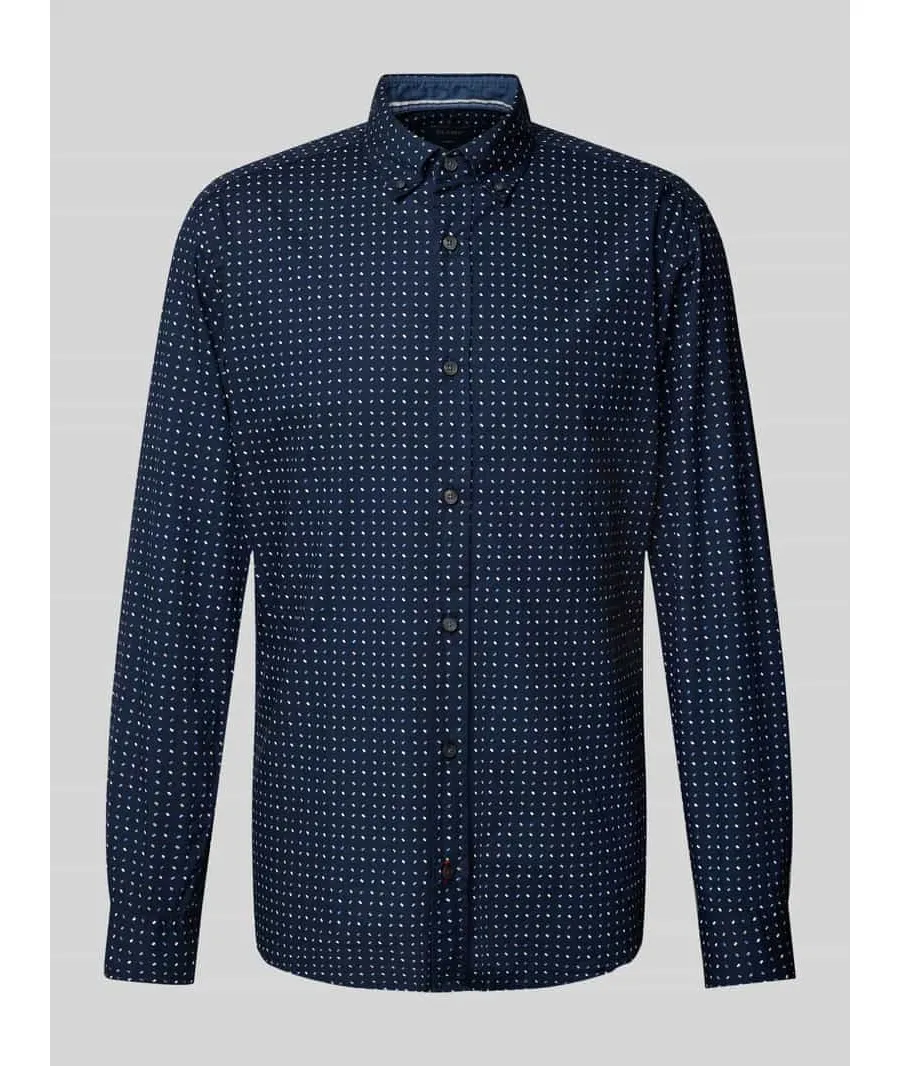 obrazek 1 Koszula casualowa o kroju regular fit z kołnierzykiem typu button down