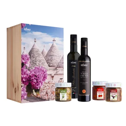 Zdjęcie Fantastyczny kosz prezentowy z włoskimi produktami kulinarnymi