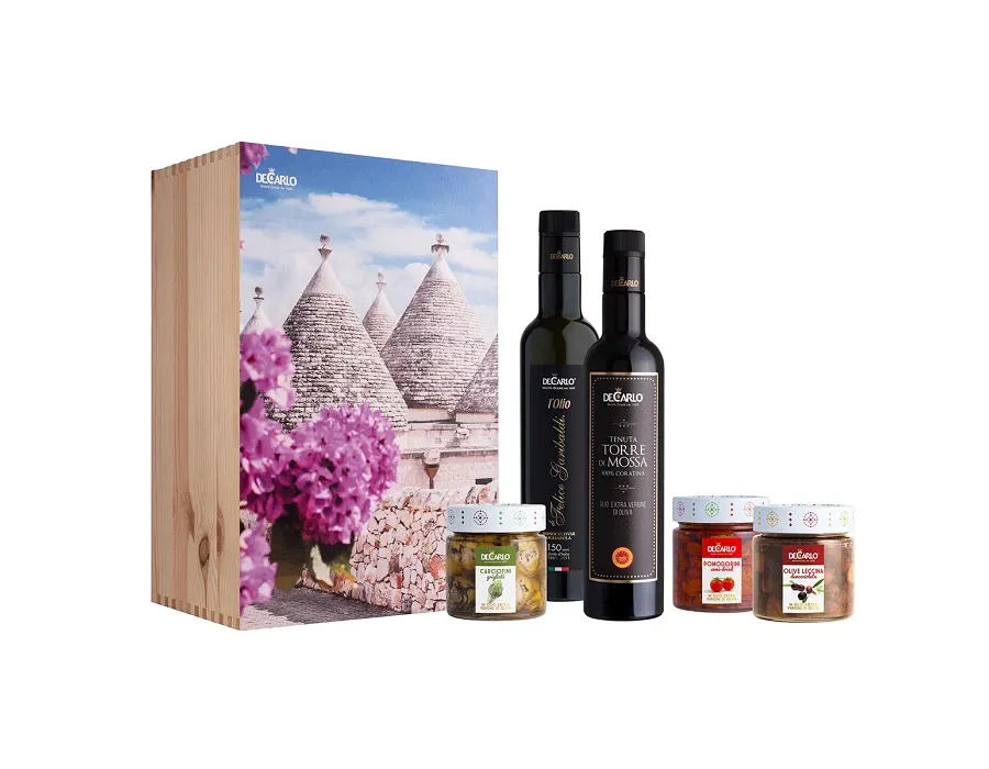 obrazek 1 Fantastyczny kosz prezentowy z włoskimi produktami kulinarnymi