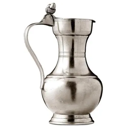 Picture An elegant jug made of pewter