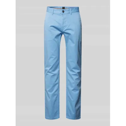 Zdjęcie Chinosy o kroju slim fit z wpuszczanymi kieszeniami