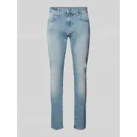 Zdjęcie Jeansy o kroju skinny fit ze szlufkami na pasek model ‘Revend’